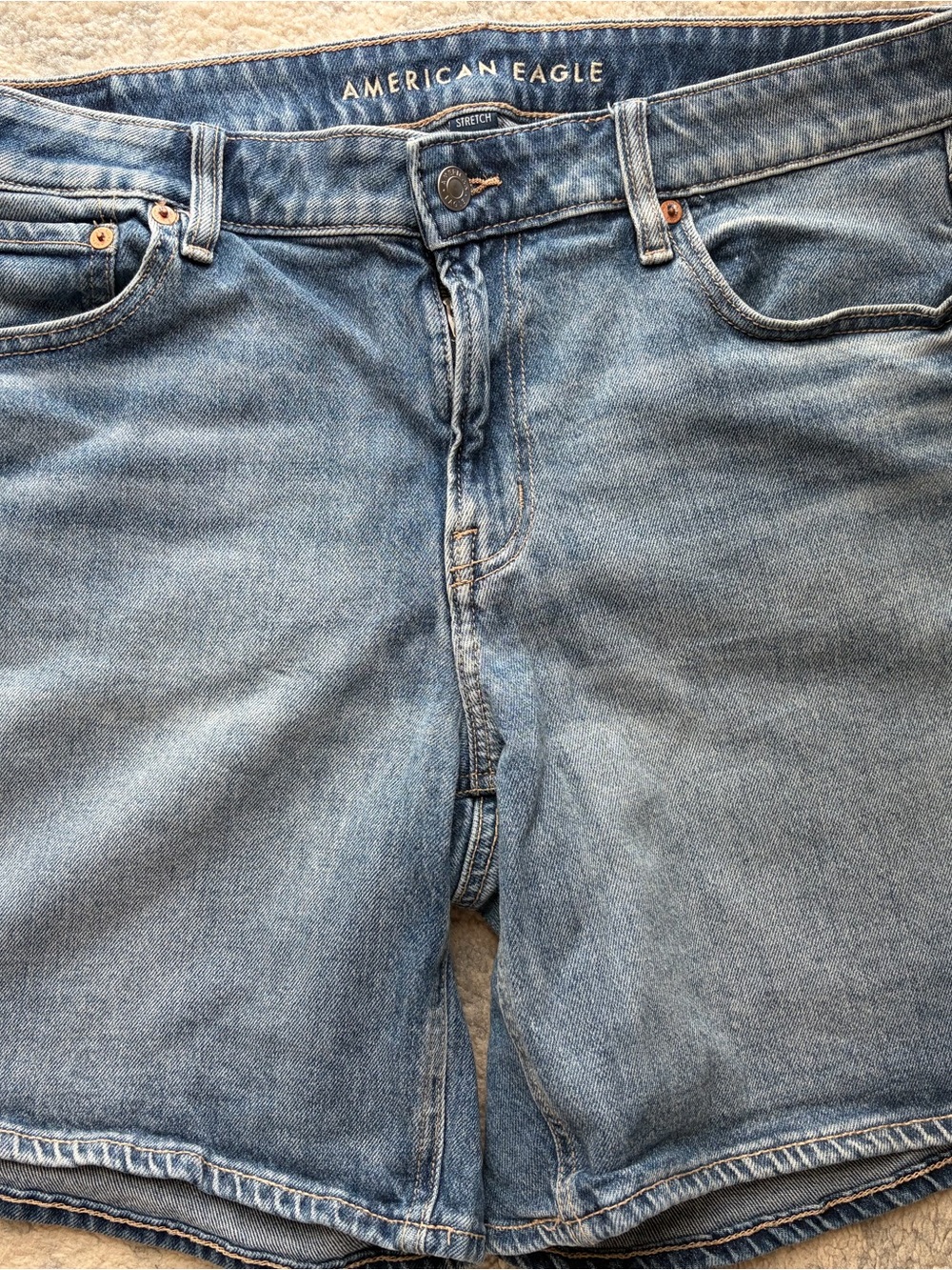 American Eagle Outfitters Light Blue Jean Shorts